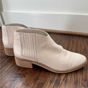 Dolce Vita white booties